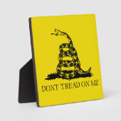 Gadsden Rattlesnake Flag: Revolutionaire Oorlog 17 Fotoplaat (Voorkant)