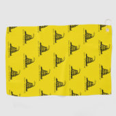 Gadsden Rattlesnake Flag: Revolutionaire Oorlog 17 Golfhanddoek (Horizontaal)