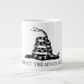 Gadsden Rattlesnake Flag: Revolutionaire Oorlog 17 Grote Koffiekop (Voorkant)