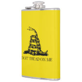 Gadsden Rattlesnake Flag: Revolutionaire Oorlog 17 Heupfles (Links)