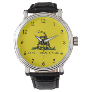 Gadsden Rattlesnake Flag: Revolutionaire Oorlog 17 Horloge