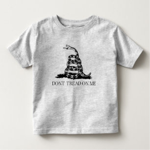 Gadsden Rattlesnake Flag: Revolutionaire Oorlog 17 Kinder Shirts