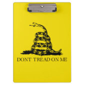Gadsden Rattlesnake Flag: Revolutionaire Oorlog 17 Klembord (Voorkant)
