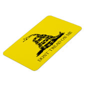 Gadsden Rattlesnake Flag: Revolutionaire Oorlog 17 Magneet (Linkerzijde)