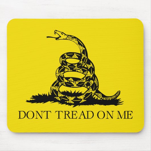 Gadsden Rattlesnake Flag: Revolutionaire Oorlog 17 Muismat (Voorkant)