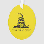 Gadsden Rattlesnake Flag: Revolutionaire Oorlog 17 Ornament (voorkant)