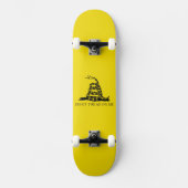 Gadsden Rattlesnake Flag: Revolutionaire Oorlog 17 Persoonlijk Skateboard (Voorkant)