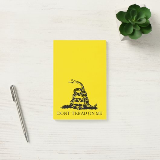 Gadsden Rattlesnake Flag: Revolutionaire Oorlog 17 Post-it® Notes (Kantoor)