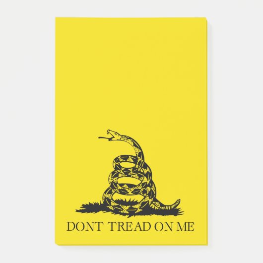 Gadsden Rattlesnake Flag: Revolutionaire Oorlog 17 Post-it® Notes (Voorkant)
