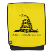 Gadsden Rattlesnake Flag: Revolutionaire Oorlog 17 Rugtassen (Voorkant)