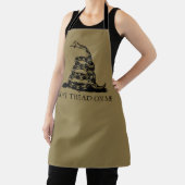 Gadsden Rattlesnake Flag: Revolutionaire Oorlog 17 Schort (Insitu)