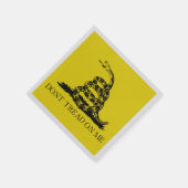 Gadsden Rattlesnake Flag: Revolutionaire Oorlog 17 Servet (Hoek)