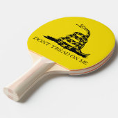 Gadsden Rattlesnake Flag: Revolutionaire Oorlog 17 Tafeltennisbatje (Voorkant Gekanteld)