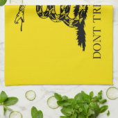 Gadsden Rattlesnake Flag: Revolutionaire Oorlog 17 Theedoek (Gevouwen)