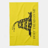 Gadsden Rattlesnake Flag: Revolutionaire Oorlog 17 Theedoek (Verticaal)