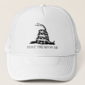 Gadsden Rattlesnake Flag: Revolutionaire Oorlog 17 Trucker Pet (Voorkant)
