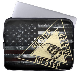 Gadsden Slang Militair Vliegwezen Amerikaanse Vlag Laptop Sleeve