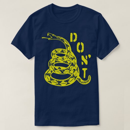 Gadsden Snake DONT T-shirt (Design voorkant)