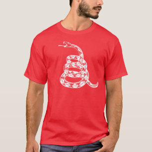 Gadsden Snake - White T-shirt
