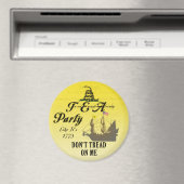 Gadsden - Tea Party alsof het 1773 magneet is (Insitu (Vaatwasser))