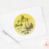 Gadsden - Tea Party alsof het 1773 Stickers is (Envelop)