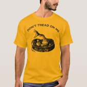 Gadsden vlag DONT TREAD ME T-shirt (Voorkant)