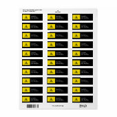 Gadsden-vlag Etiket (Full Sheet)