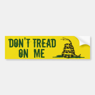 Gadsden vlag kan me niet vertellen bumpersticker