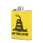 Gadsden vlag kan me niet vertellen heupfles (Links)