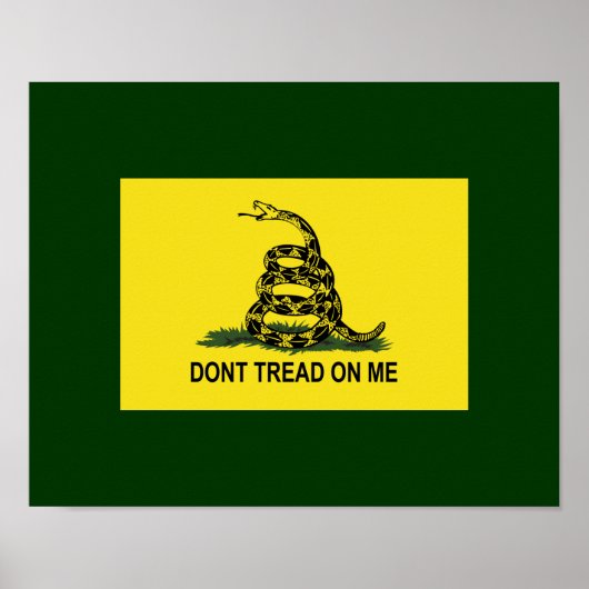 Gadsden vlag kan me niet vertellen poster (Voorkant)
