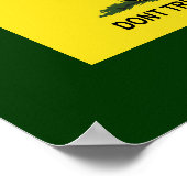 Gadsden vlag kan me niet vertellen poster (Hoek)