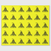 Gadsden vlag laat me niet lezen over patriottische cadeaupapier (Vlak)