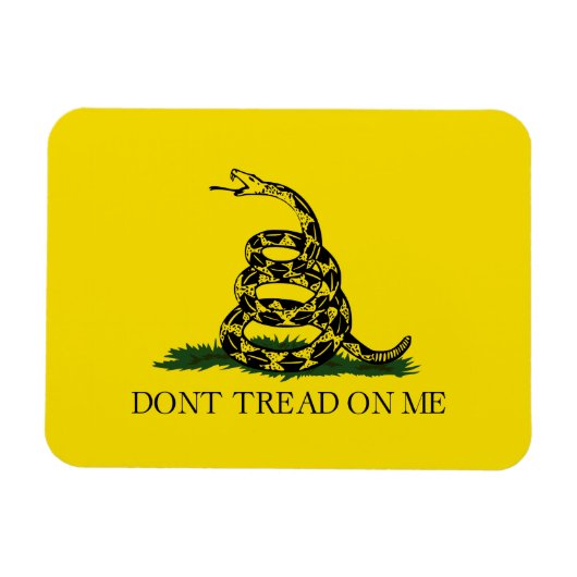 Gadsden-vlag Magneet (Horizontaal)