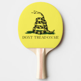 Gadsden Vlag Ping Pong Paddle Tafeltennisbatje