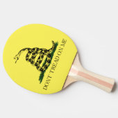 Gadsden Vlag Ping Pong Paddle Tafeltennisbatje (Zijkant)