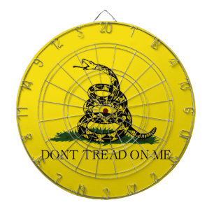 Gadsden-vlag 'Treed niet op mij' Dartbord