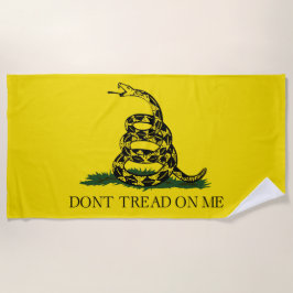 Gadsden-vlag (Treed niet op mij) (Slangenvaan) Strandlaken