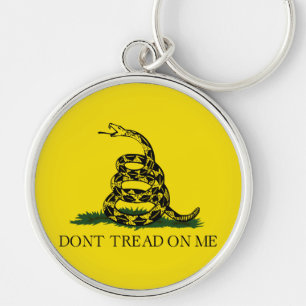 Gadsden-vlag 'Treed niet op mij' Sleutelhanger