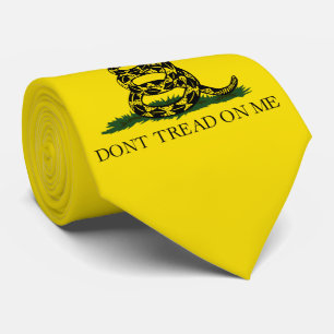 Gadsden-vlag 'Treed niet op mij' Stropdas