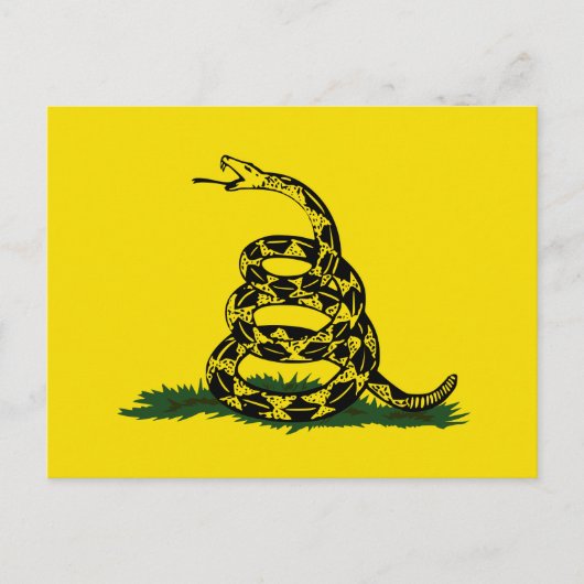 Gadsden vlag variant briefkaart (Voorkant)