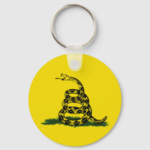 Gadsden vlag variant sleutelhanger