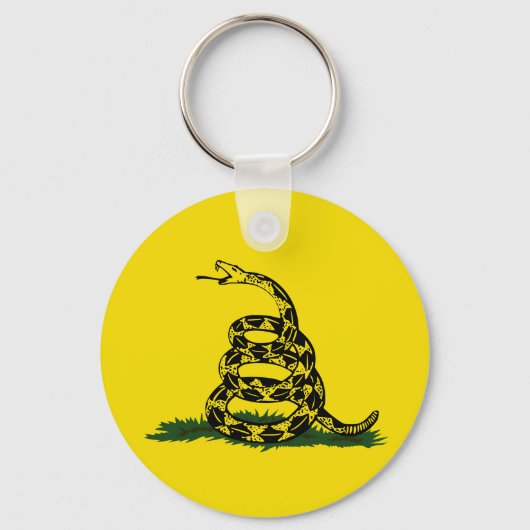 Gadsden vlag variant sleutelhanger (Voorkant)