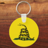 Gadsden vlag variant sleutelhanger (Voorkant)