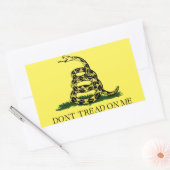 Gadsen Flag, niet op me trappen, Sticker (Envelop)