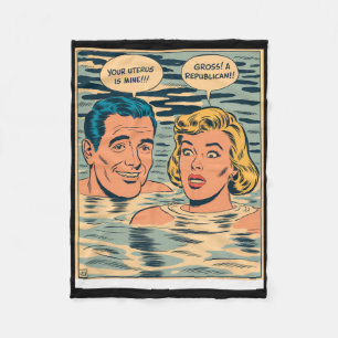 Gadver! Een Republikein - Grappige Vintage Meme Fleece Deken