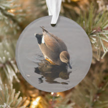 Gadwell Duck en Reflectie Kerstmis Tweezijdig