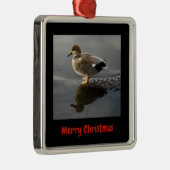 Gadwell Duck Merry kerstomhulde Ornament (Rechts)
