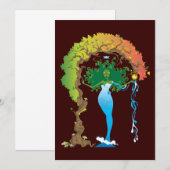 Gaea-uitnodigingen Kaart (Voorkant / Achterkant)