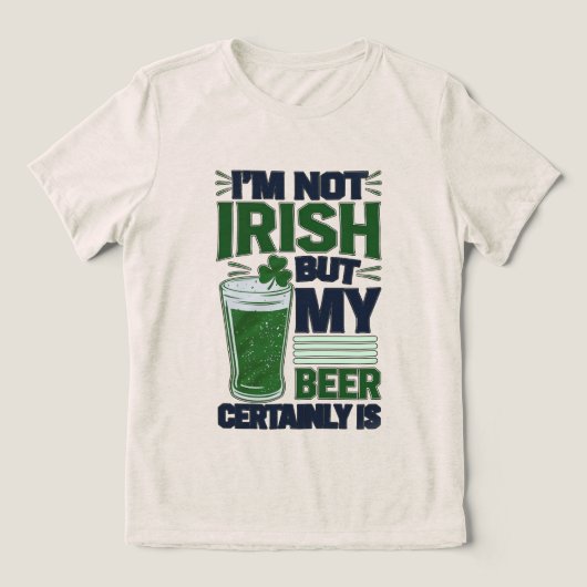 Gaelic Beer Tri-Blend Shirt (Design voorkant)
