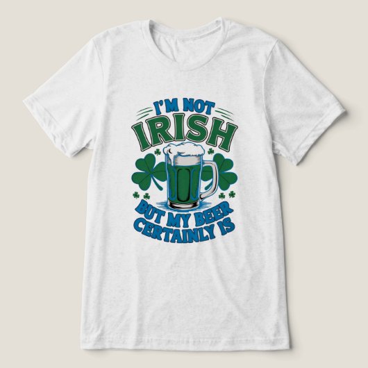 Gaelic Beer Tri-Blend Shirt (Design voorkant)